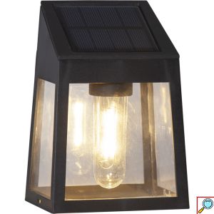 4x Ηλιακά Διακοσμητικά LED Αδιάβροχα Επιτοίχια Φωτιστικά 10Lm Θερμού Κίτρινου Ατμοσφαιρικού Φωτισμού με Φωτοκύτταρο - Σετ 4 Τεμαχίων