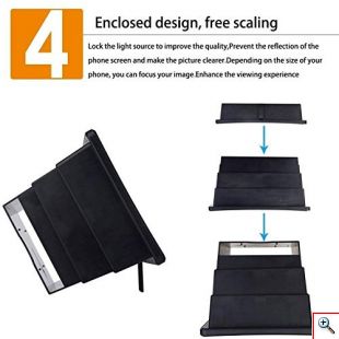 Μεγεθυντικό Φακός - Θήκη Αύξησης Μεγέθους Οθόνης Κινητού - 3D Enlarged Screen Mobile iPhone