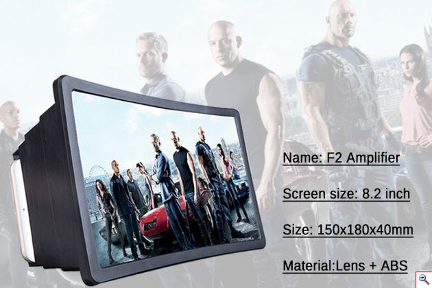 Μεγεθυντικό Φακός - Θήκη Αύξησης Μεγέθους Οθόνης Κινητού - 3D Enlarged Screen Mobile iPhone