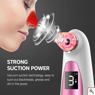 Επαναφορτιζόμενη Συσκευή Vacuum Καθαρισμού Προσώπου για Πόρους & Μαύρα Στίγματα με Λάδι - Electric Blackhead Remover