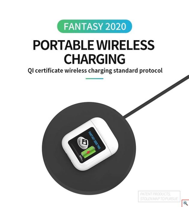 Ασύρματα Ακουστικά με Θήκη Φόρτισης - FANTASY 2020 1.3 inch LCD Display True Wireless White