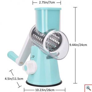 Έξυπνος Χειροκίνητος Πολυκόφτης Φρούτων και Λαχανικών με 3 Κεφαλές - 26x12.7x24cm Andowl Q-C44