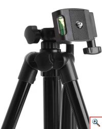Επαγγελματικό Πτυσσόμενο Τρίποδο για Κινητό ή Φωτογραφική Μηχανή με Αλφάδι Ευθυγράμμισης 35cm-110cm - Andowl Tripod
