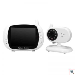 Ασύρματο Baby Monitor με IR Νυχτερινή Όραση, Θερμόμετρο Δωματίου, Χαλαρωτικά Τραγούδια, Αμφίδρομη Επικοινωνία, Κάμερα & Οθόνη - Σύστημα Παρακολούθησης