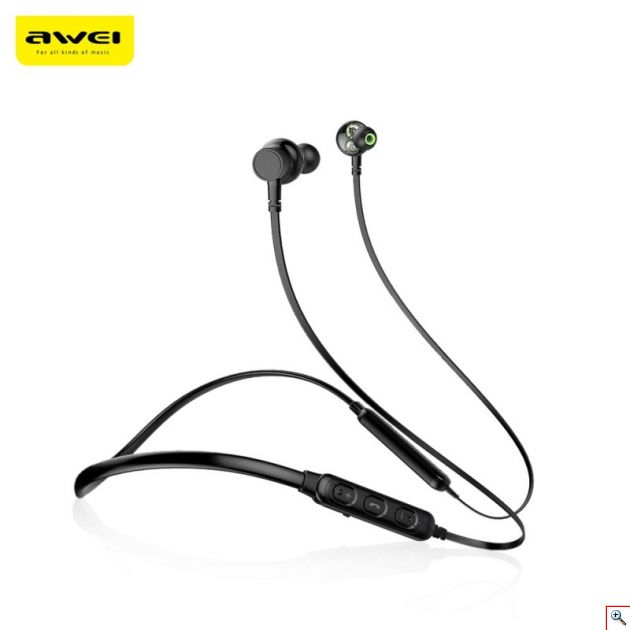 Ασύρματα Μαγνητικά Ακουστικά - Neckband Earphones Awei 
