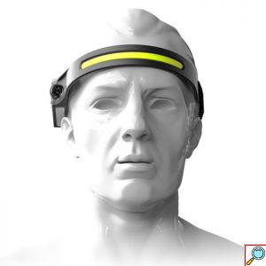 LED Αδιάβροχος Επαναφορτιζόμενος Φακός Κεφαλής IPX4 350Lumens 230°, 5 Λειτουργίες Φωτισμού & Αισθητήρα Κίνησης Χεριού