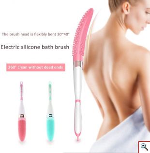 Βούρτσα Σιλικόνης με Επιδερμικούς Ηχητικούς Παλμούς για Άψογο Καθαρισμό & Μασάζ Σώματος - Body Cleaner 