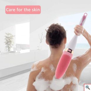 Βούρτσα Σιλικόνης με Επιδερμικούς Ηχητικούς Παλμούς για Άψογο Καθαρισμό & Μασάζ Σώματος - Body Cleaner 