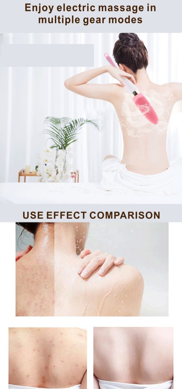 Βούρτσα Σιλικόνης με Επιδερμικούς Ηχητικούς Παλμούς για Άψογο Καθαρισμό & Μασάζ Σώματος - Body Cleaner 