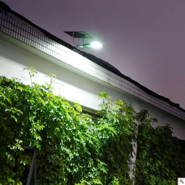 Ηλιακός Αδιάβροχος Προβολέας Δρόμου 50W Floodlight Series - Σύστημα Φωτισμού Εξωτερικού Χώρου με 68 LED