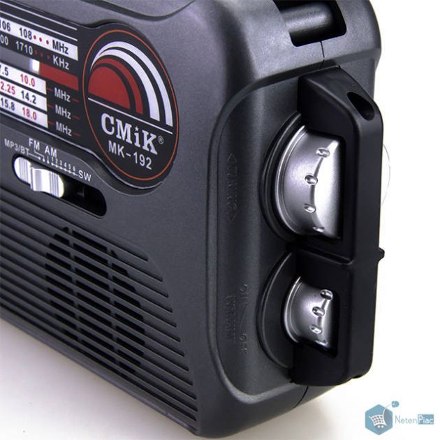 Μεγάλο Retro Ηλιακό Bluetooth Ραδιόφωνο - Ηχείο Stereo με Φακό & Φωτιστικό LED & USB/SD Player FM/AM/SW1-6