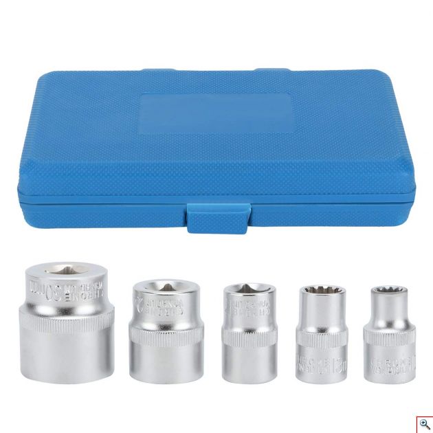 Κασετίνα 19 Τεμαχίων 1/2 Γενικής Χρήσης με Χάλυβα Cr-V 8mm-32mm