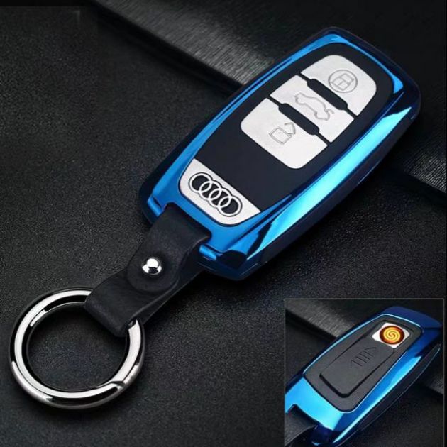 Αντιανεμικός Ηλεκτρονικός Αναπτήρας USB Επαναφορτιζόμενος - Μπρελόκ Κλειδιά Αυτοκινήτου