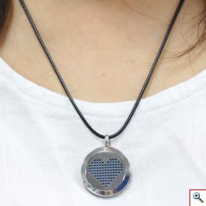Κολιέ Αρωματοθεραπείας με 5 Σφουγγαράκια - Aromatic Therapy Necklace Love