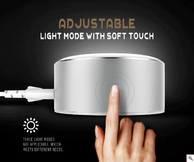 Λαμπάκι - Φωτάκι Νυκτός με 2 Εξόδους USB - 4.4A-Ldnio Night-light Charger 2x USB Wall Adapter A4406