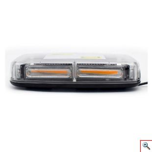 Μαγνητικός Πορτοκαλί Φάρος 6 LED - Αδιάβροχο Φως Strobe Light Bar 12V-24V