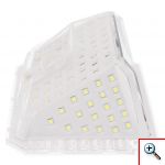 LED Ηλιακό Φωτιστικό Εξωτερικού Χώρου 88 SMD 2835 Πλαστικό 1.5W 135LM με Αισθητήρα Κίνησης 6500K IP65 GD-188 GDPLUS