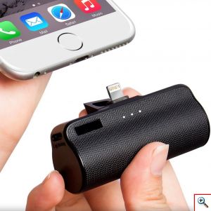 Μίνι Φορητό Power Bank 3300mAh με Lightning Υποδοχή για iPhone DA-11 Μαύρο