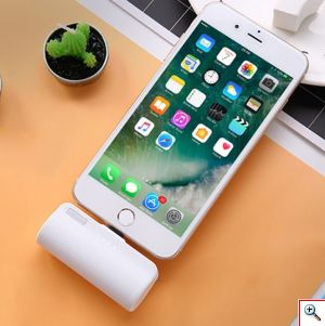 Μίνι Φορητό Power Bank 3300mAh με Lightning Υποδοχή για iPhone DA-11 Μαύρο
