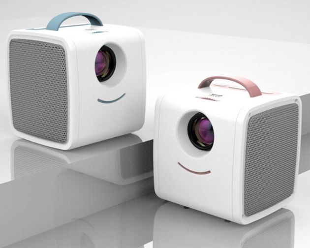 Μίνι Έγχρωμος LED Projector με Εισόδους HDMI, AV, USB και Κάρτα SD - Excelvan Q2 Kids Projector