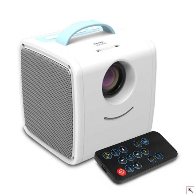 Μίνι Έγχρωμος LED Projector με Εισόδους HDMI, AV, USB και Κάρτα SD - Excelvan Q2 Kids Projector