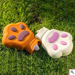 Θερμοφόρα Πατούσα Σκύλου - Hot Water Bottle Dog Paw 450ml Καφέ