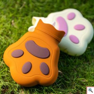 Θερμοφόρα Πατούσα Σκύλου - Hot Water Bottle Dog Paw 450ml Καφέ