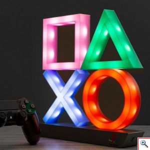 Επιτραπέζιο Gaming Διακοσμητικό Φωτιστικό PS4 KEYS - Icon Gaming LED Lights 