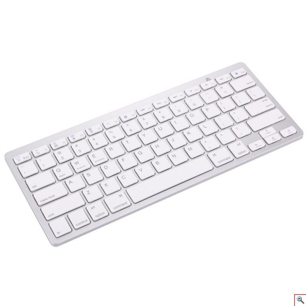Κομψό Ασύρματο Bluetooth Πληκτρολόγιο για Smartphone, Tablet, PC Και Smart TV - Aluminium Keyboard