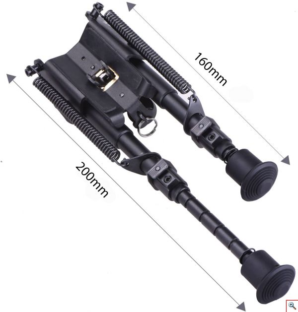 Πτυσσόμενο Δίποδο - Βάση Όπλου Ράγας Picatinny 21mm - 600451-Tactical Rifle Bipod Stand