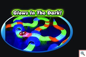 Αυτοκινητόδρομος με Led Φωτιζόμενο Aυτοκινητάκι 162τεμ Ευλύγιστα - Παιχνίδι Magic Tracks Πίστα