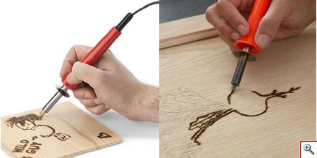 Σετ Πυρογράφος 60W για Σκάλισμα σε Ξύλο