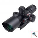 Διόπτρα Μονόκυαλο Σκοπευτικό - Hunting Rifle Scope 2.5-10x40 Zoom Illuminated + Red Laser