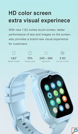 Αδιάβροχο Παιδικό Smartwatch 4G με Εντοπισμό GPS LBS και Βιντεοκλήσεις - Awei
