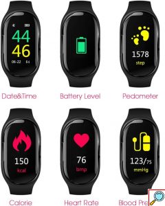 TWS 2 σε 1 Bluetooth Ακουστικά και Ρολόι Smartwatch με Παλμογράφο, Activity Tracker, Θερμιδομετρητή και Ειδοποιήσεις Εφαρμογών