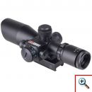 Διόπτρα Μονόκυαλο Σκοπευτικό - Hunting Rifle Scope 2.5-10x40 Zoom Illuminated + Red Laser