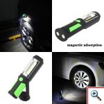 Φακός Εργασίας COB LED 3W - 360o με Μαγνήτη και Γάντζο Στήριξης