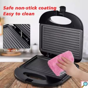RAF® Τοστιέρα - Γκριλιέρα 850W με Αποσπώμενες Αντικολλητικές Ραβδωτές Πλάκες