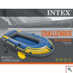 Φουσκωτή Βάρκα Challenger 2 Set- INTEX 68367
