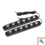 Φώτα Ημέρας Αυτοκινήτου Slim High Power Εύκαμπτα LED Daytime Running Lights - Σετ 2 τμχ