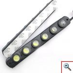 Φώτα Ημέρας Αυτοκινήτου Slim High Power Εύκαμπτα LED Daytime Running Lights - Σετ 2 τμχ