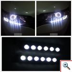 Φώτα Ημέρας Αυτοκινήτου Slim High Power Εύκαμπτα LED Daytime Running Lights - Σετ 2 τμχ