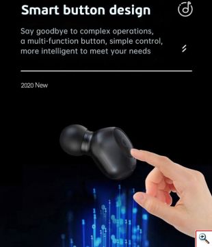 Μίνι Ασύρματα Bluetooth Ακουστικά - Ψείρες με Θήκη Φόρτισης TWS - Wireless 5.0 HIFI Sound