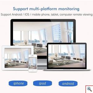 Andowl® Αδιάβροχη Έξυπνη PTZ Κάμερα Ασφαλείας 1080p με WiFi - Αpp Εφαρμογή Παρακολούθησης - Νυχτερινή Λήψη & Μικρόφωνο Q-S30 - Λευκή