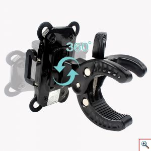 Extreme Action Βάση Κινητού Spider Grip για Τιμόνι Μηχανής, Motorbike, Ποδήλατου - Action Claw Μαύρο 