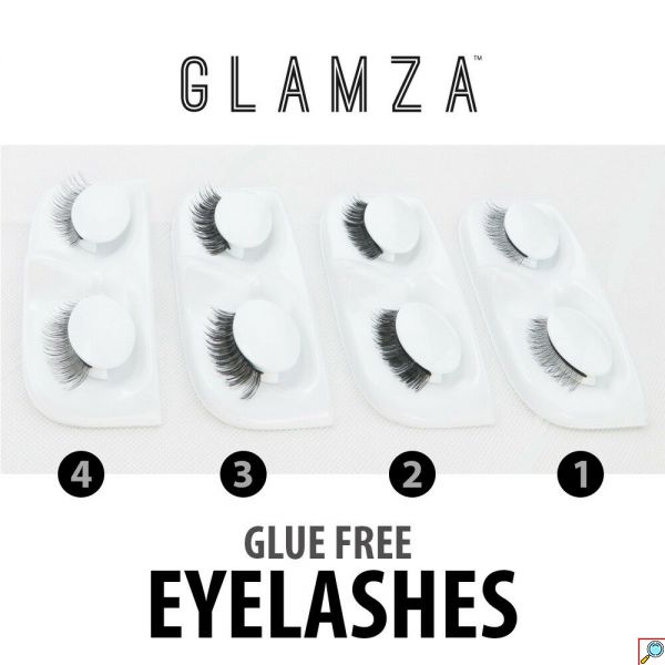 Αυτοκόλλητες Ψεύτικες Βλεφαρίδες Σιλικόνης για Χρήση Χωρίς Κόλλα - Reusable No Glue Self-Adhesive Silicone Eyelashes