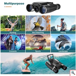 FHD VISION Κιάλια 12x32 με Ψηφιακή Κάμερα Καταγραφικό Full HD 1080p 5MP CMOS USB, Optical Zoom 12x & LCD Οθόνη 2