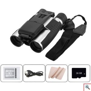 FHD VISION Κιάλια 12x32 με Ψηφιακή Κάμερα Καταγραφικό Full HD 1080p 5MP CMOS USB, Optical Zoom 12x & LCD Οθόνη 2