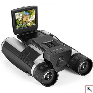 FHD VISION Κιάλια 12x32 με Ψηφιακή Κάμερα Καταγραφικό Full HD 1080p 5MP CMOS USB, Optical Zoom 12x & LCD Οθόνη 2