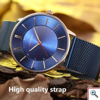 Ρολόι Curren Black - Casual Men's Quartz Analog Watch Curren